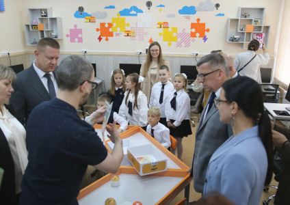 Открытие STEM-центра в СШ №20 г. Бреста