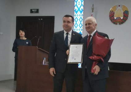 Благодарность Министерства образования вручена генеральному директору УП «Брестоблгаз»